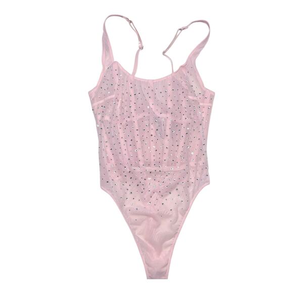 Victoria's Secret Sugar Coated Rhinestone Wicked Corset Teddy Size Small - Picture 6 of 6